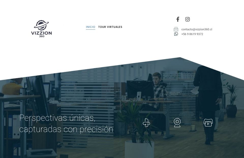 Sitio de Vizzion 360